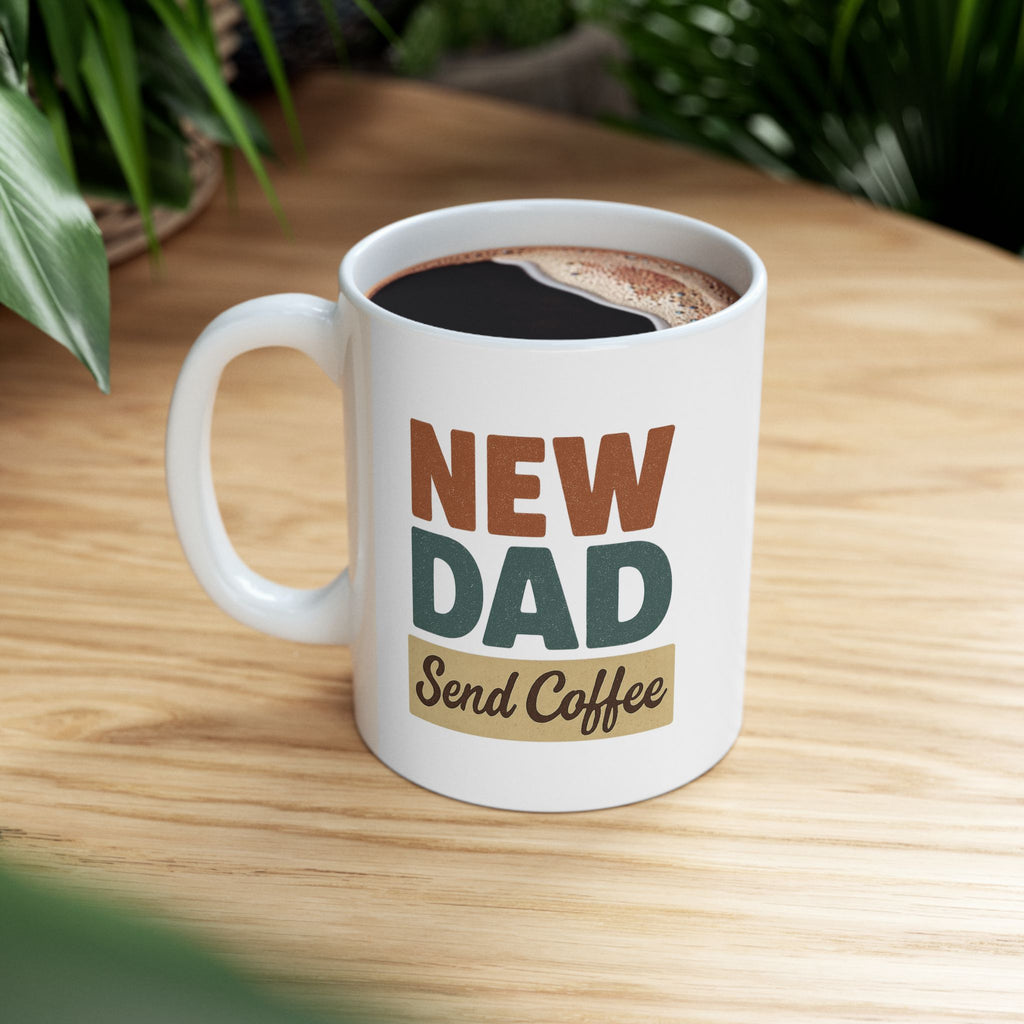 New Dad Who Dis Coffee Mug | New Dad Gift | Ceramic Mug