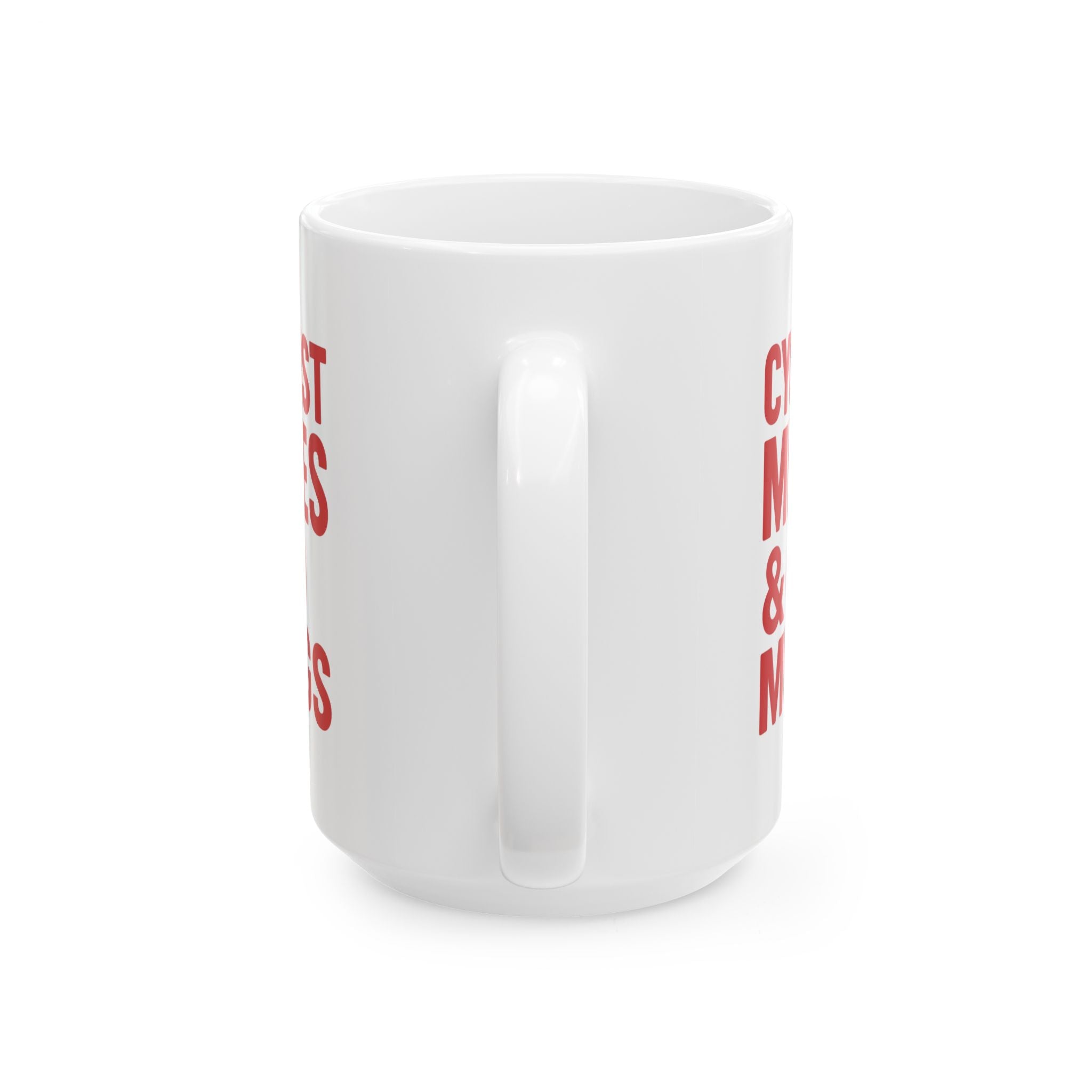 Cyclist Miles And Mugs Coffee Mug | Unique Gift | Ceramic Mug
