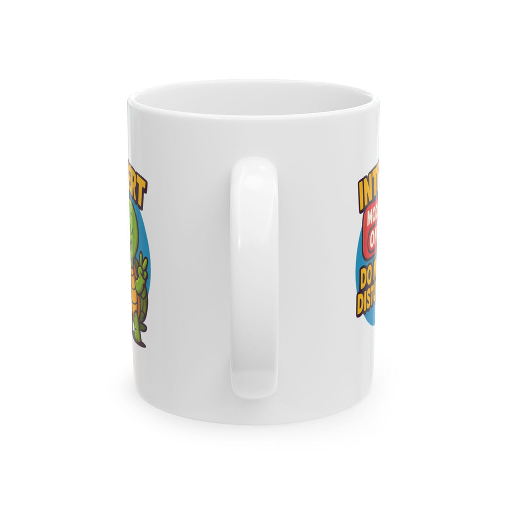 Certified Introvert No New Friends Coffee Mug | Funny Introvert Gift | Ceramic Mug