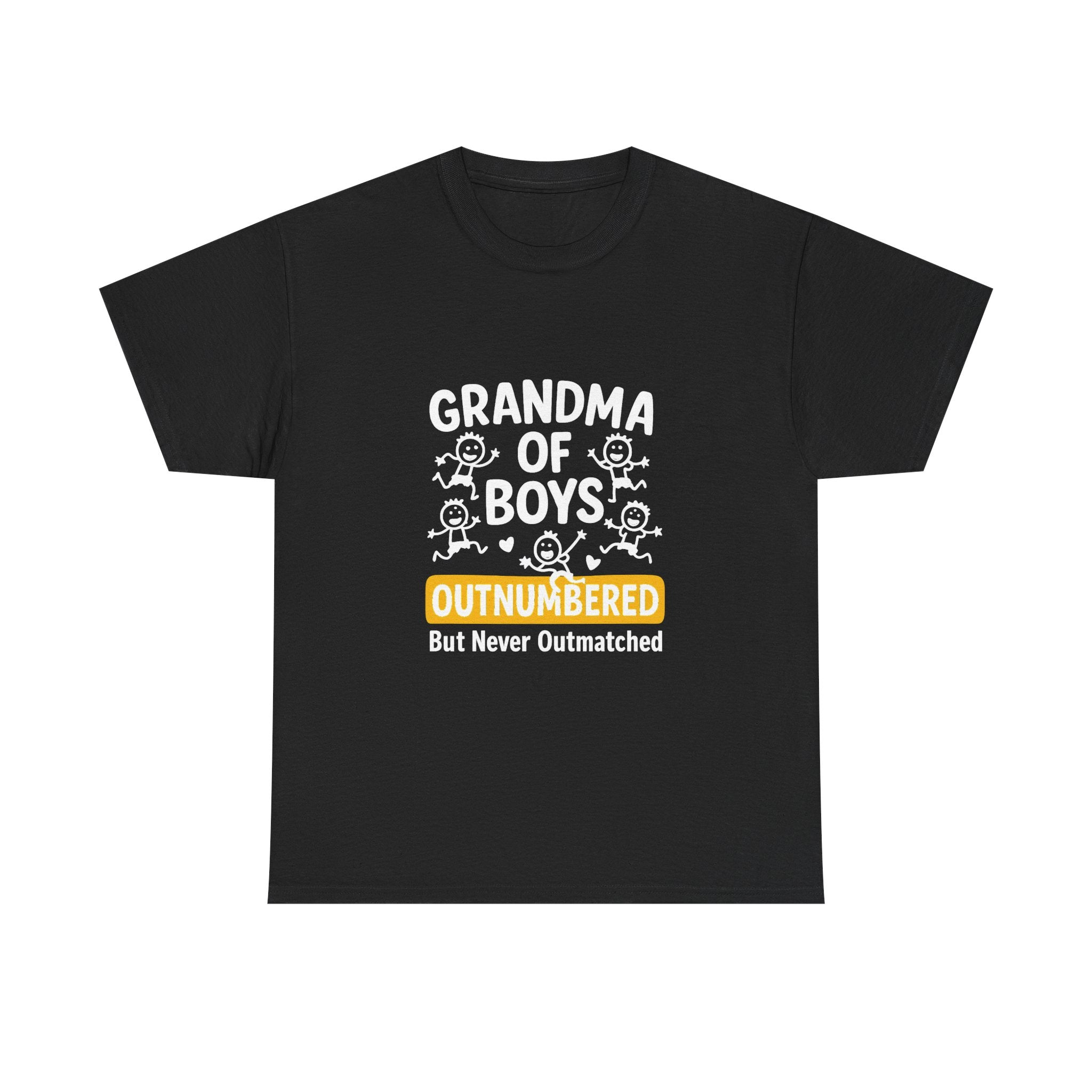 Grandma Of Boys Outnumbered T-Shirt | Gift for Grandma | Graphic Tee