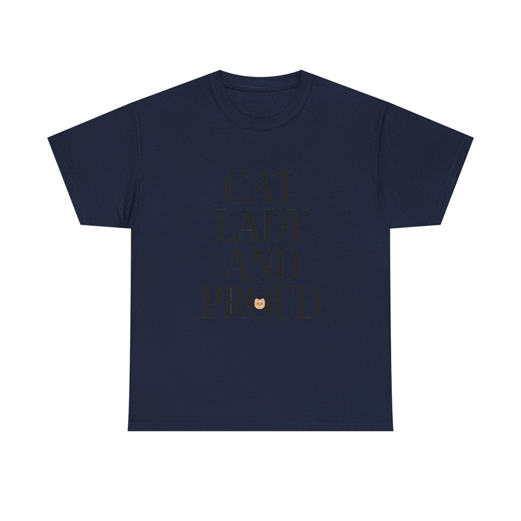 Cat Lady and Proud T-Shirt | Cat Lover Gift | Graphic Tee