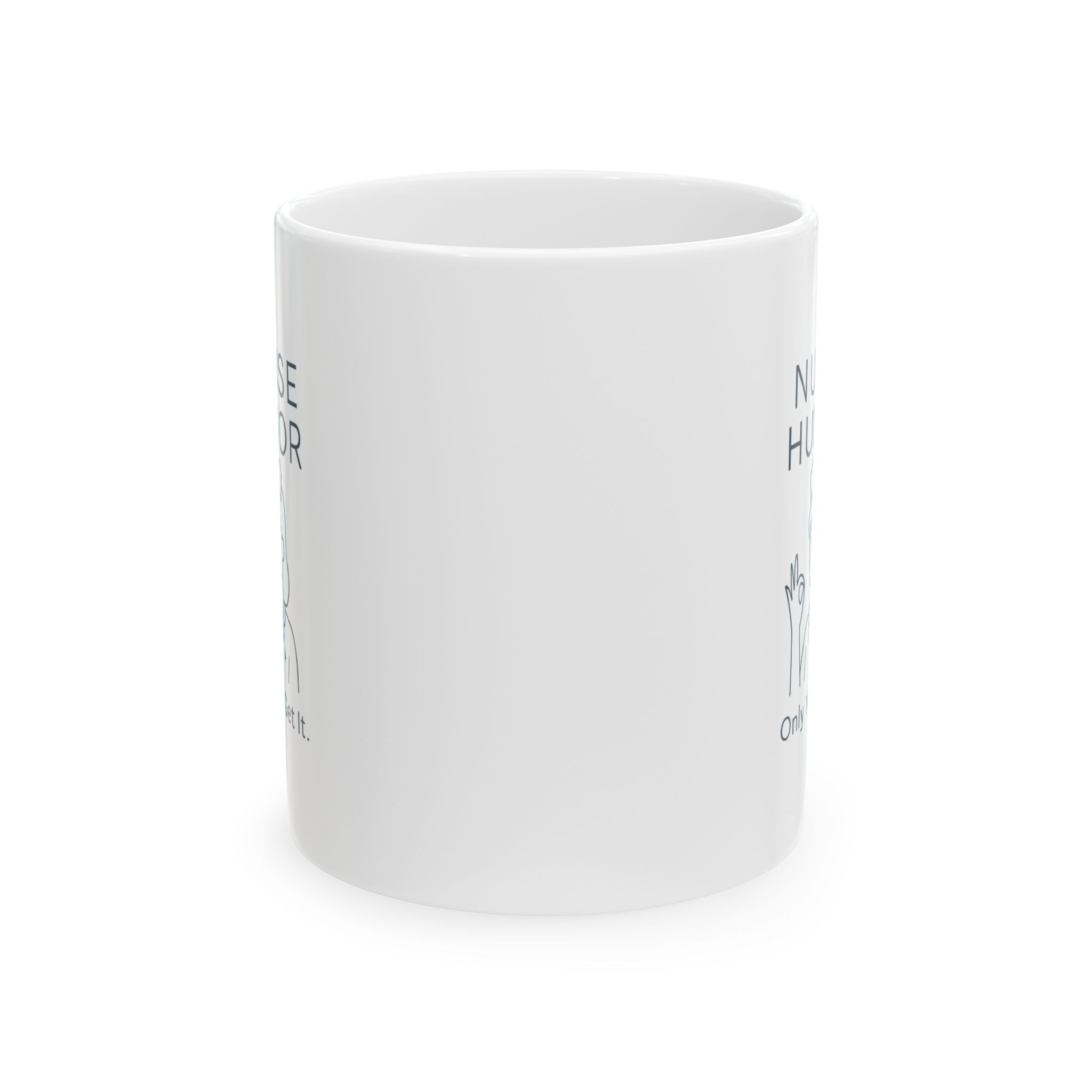 Nurse Humor Not For The Faint Of Heart Coffee Mug | Funny Nurse Gift | Ceramic Mug