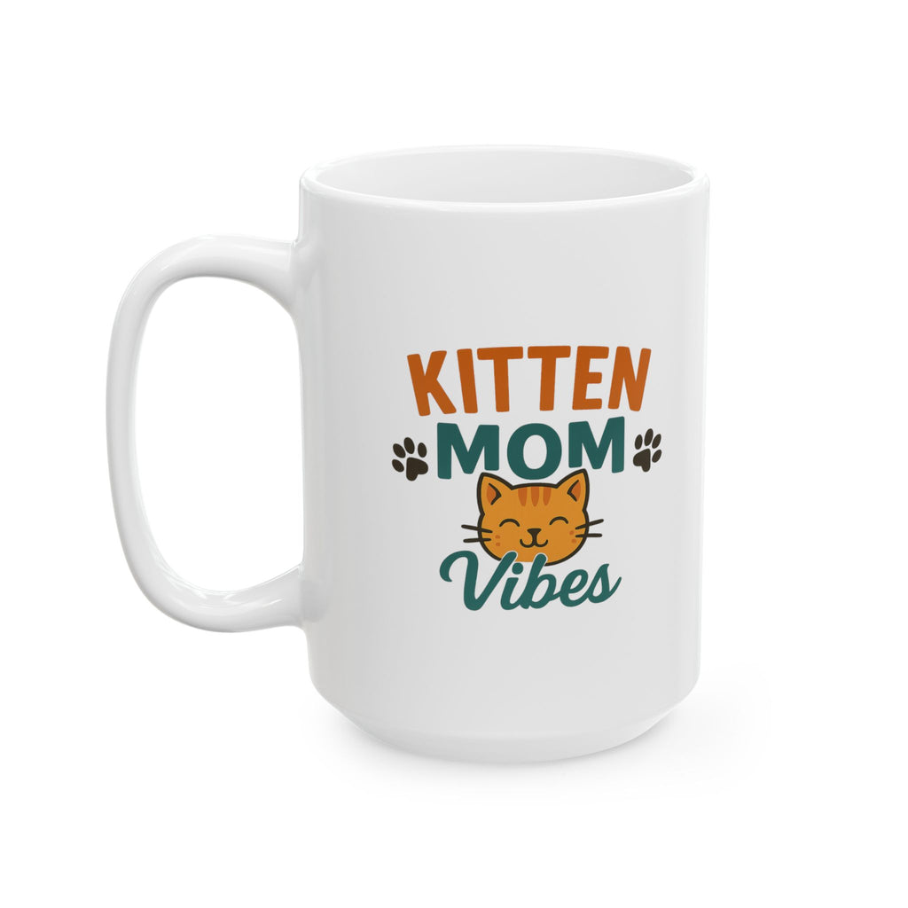 Life Goal Surrounded By Kittens Coffee Mug | Cat Lover Humor | Ceramic Mug
