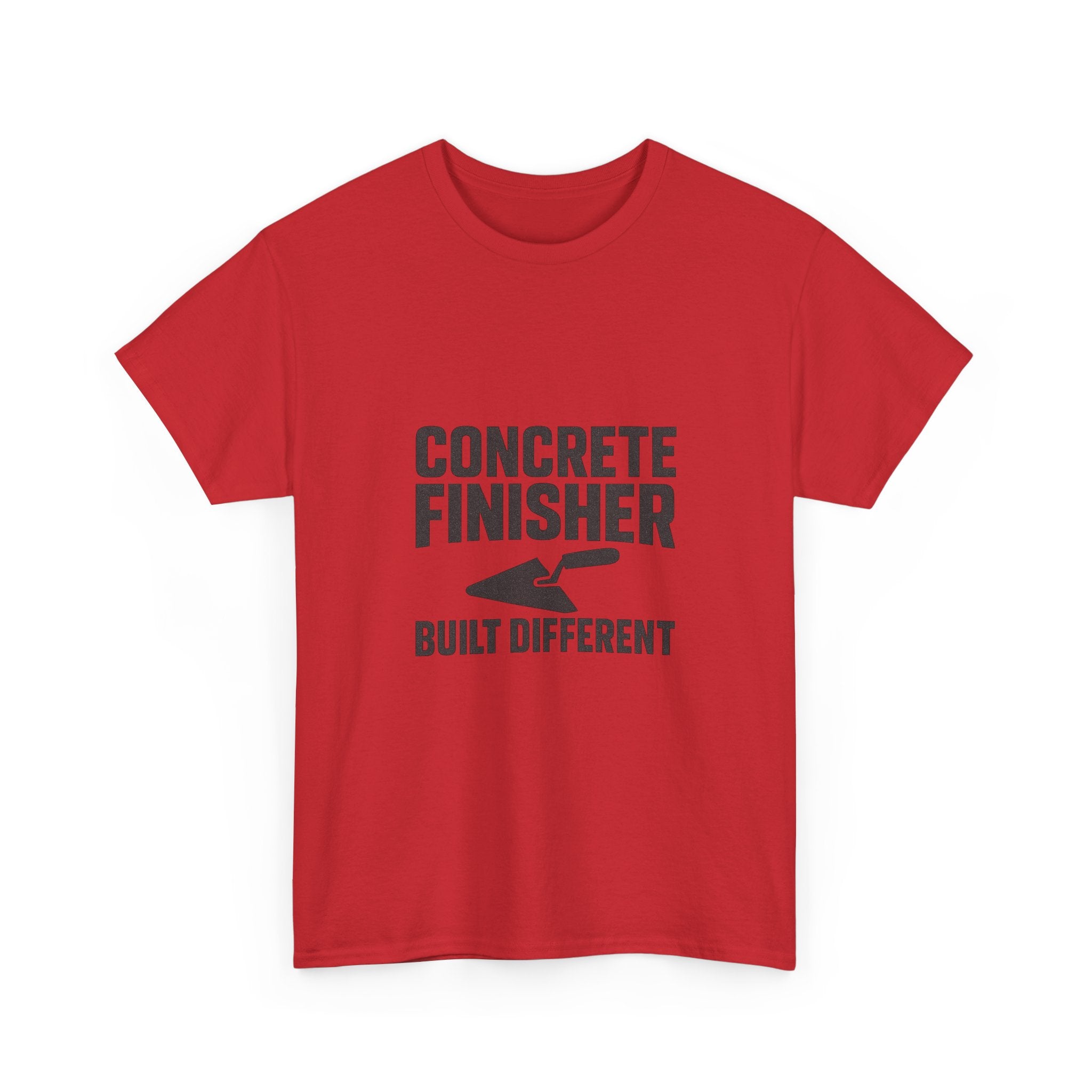 Concrete Finisher Built Different Profession T-Shirt | Unique Gift | Graphic Tee