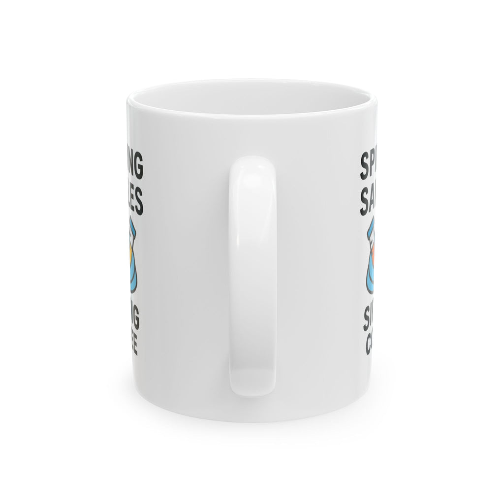 Lab Tech Spinning Samples Sipping Coffee Coffee Mug | Coffee Lover Gift | Ceramic Mug