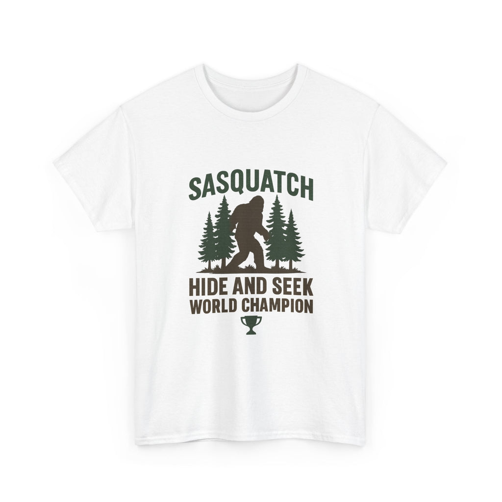 Sasquatch Hide And Seek World Champion T-Shirt | Unique Gift | Graphic Tee