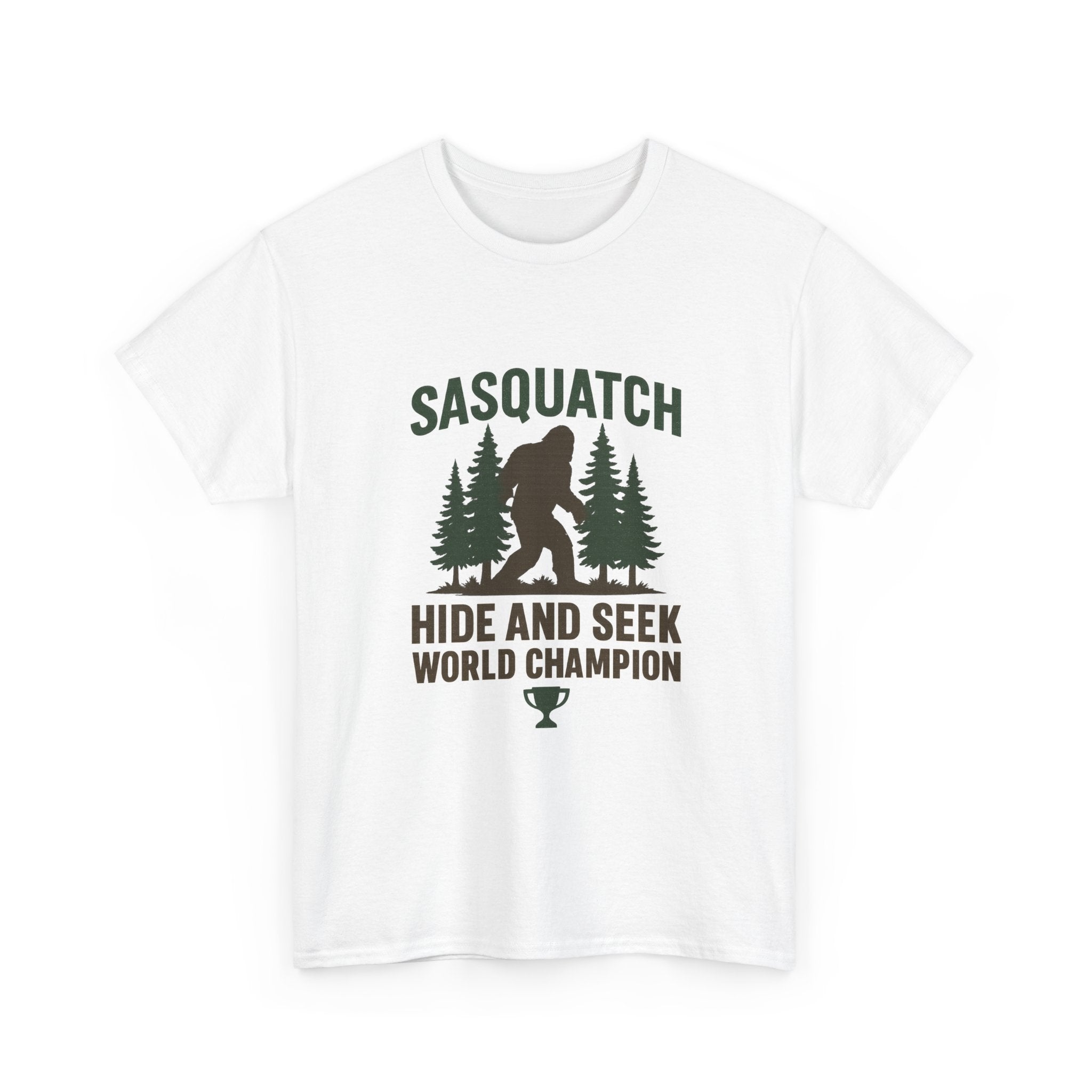 Sasquatch Hide And Seek World Champion T-Shirt | Unique Gift | Graphic Tee