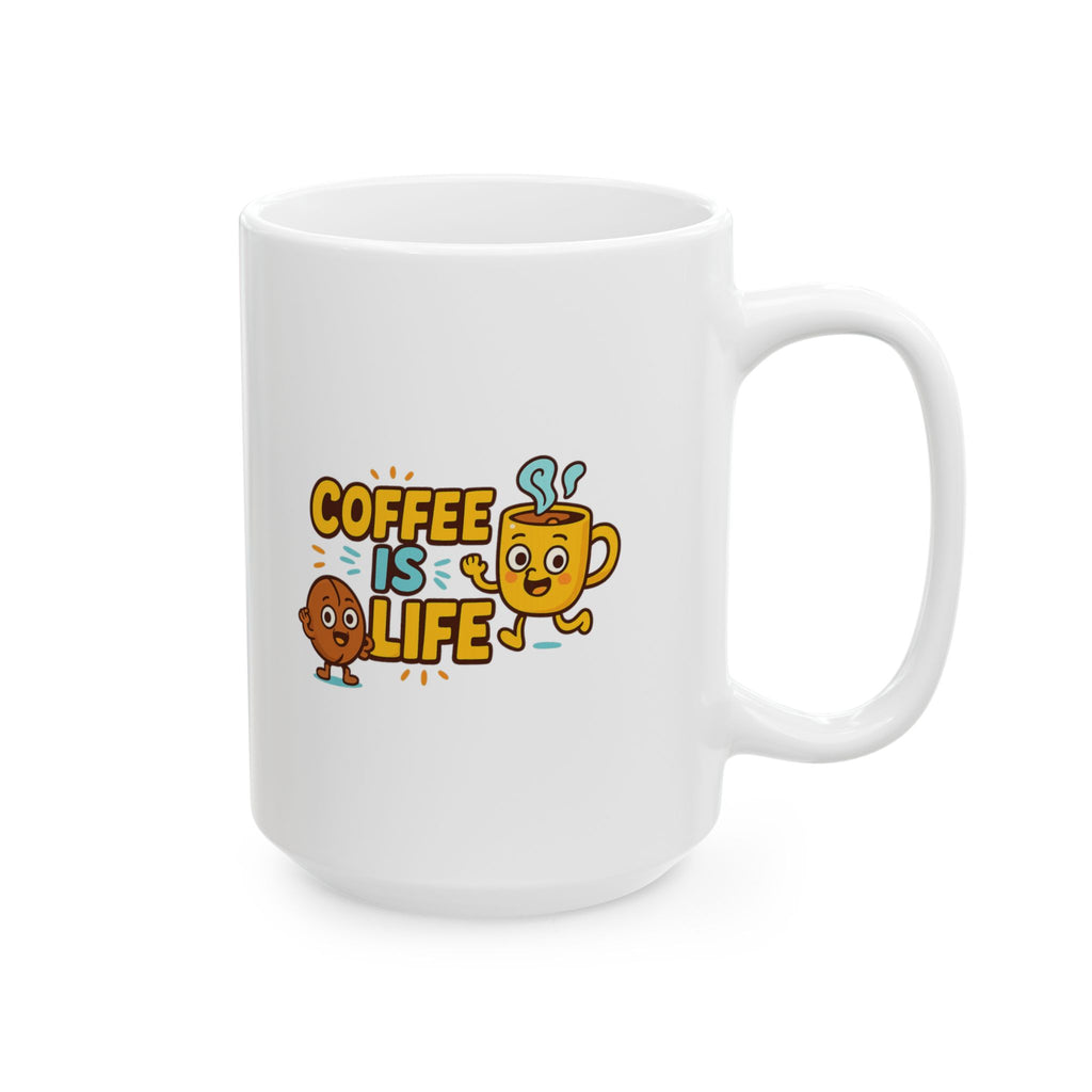Living My Best Life Meaning Coffee Coffee Mug | Coffee Lover Humor | Ceramic Mug