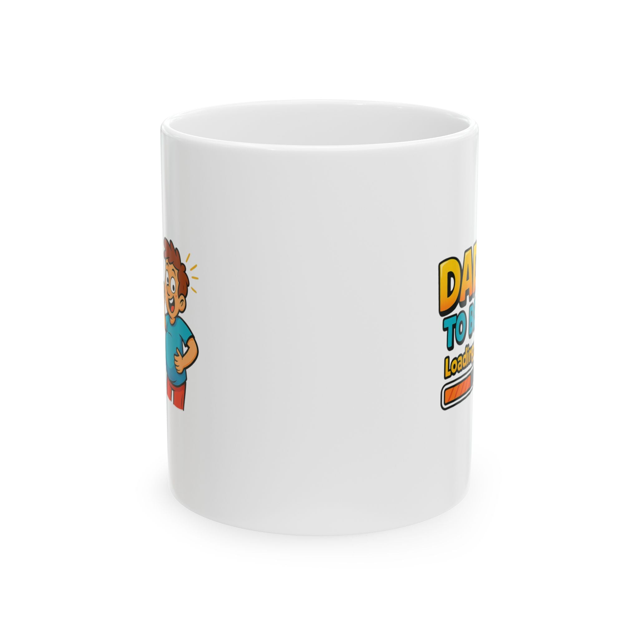 Future Dad Leveling Up Coffee Mug | Expecting Father Gift | Ceramic Mug