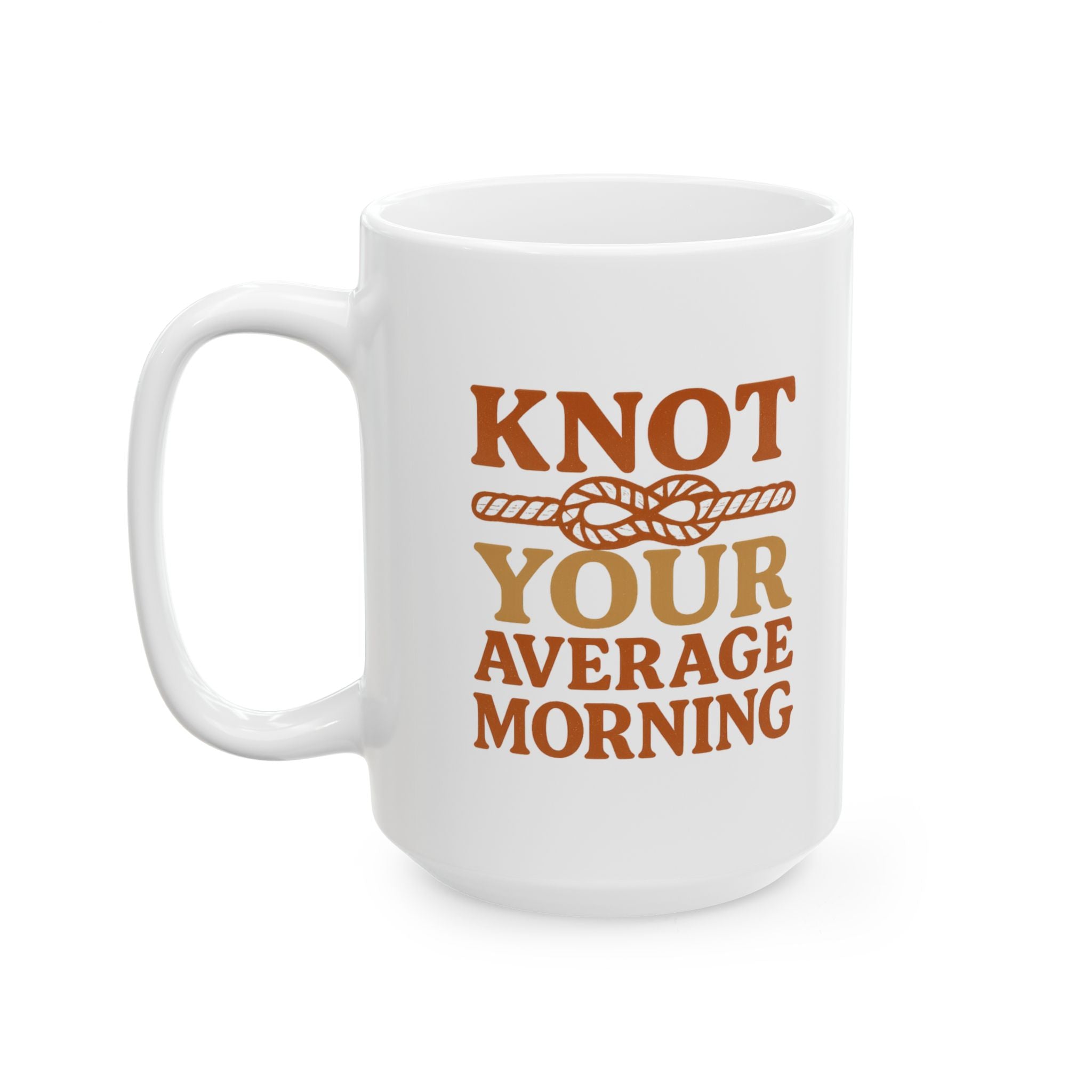 Macrame Artist Knot Your Average Morning Coffee Mug | Unique Gift | Ceramic Mug
