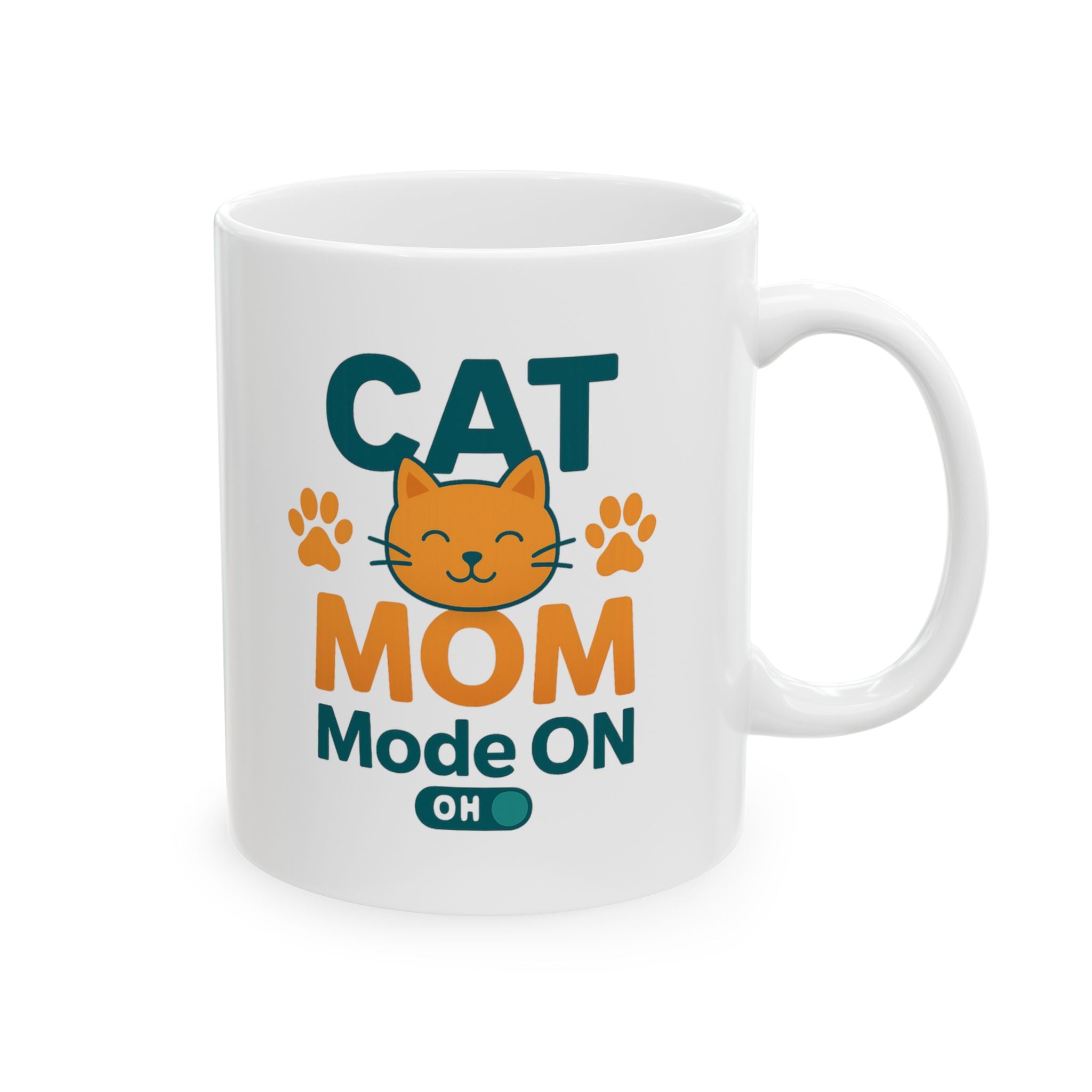 This Home Is Run By Cats Coffee Mug | Cat Mom Gift | Ceramic Mug