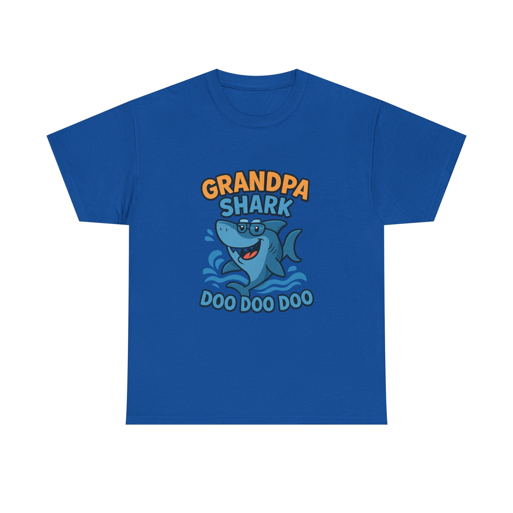 Grandpa Shark Doo Doo Family T-Shirt | Gift for Grandpa | Graphic Tee