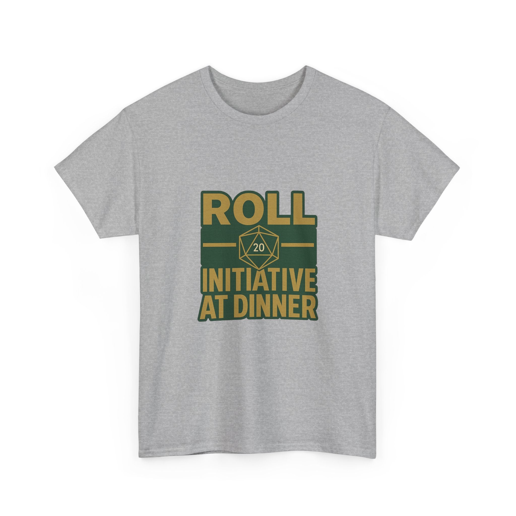 Board Game Nerd Roll Initiative At Dinner T-Shirt | Unique Gift | Graphic Tee
