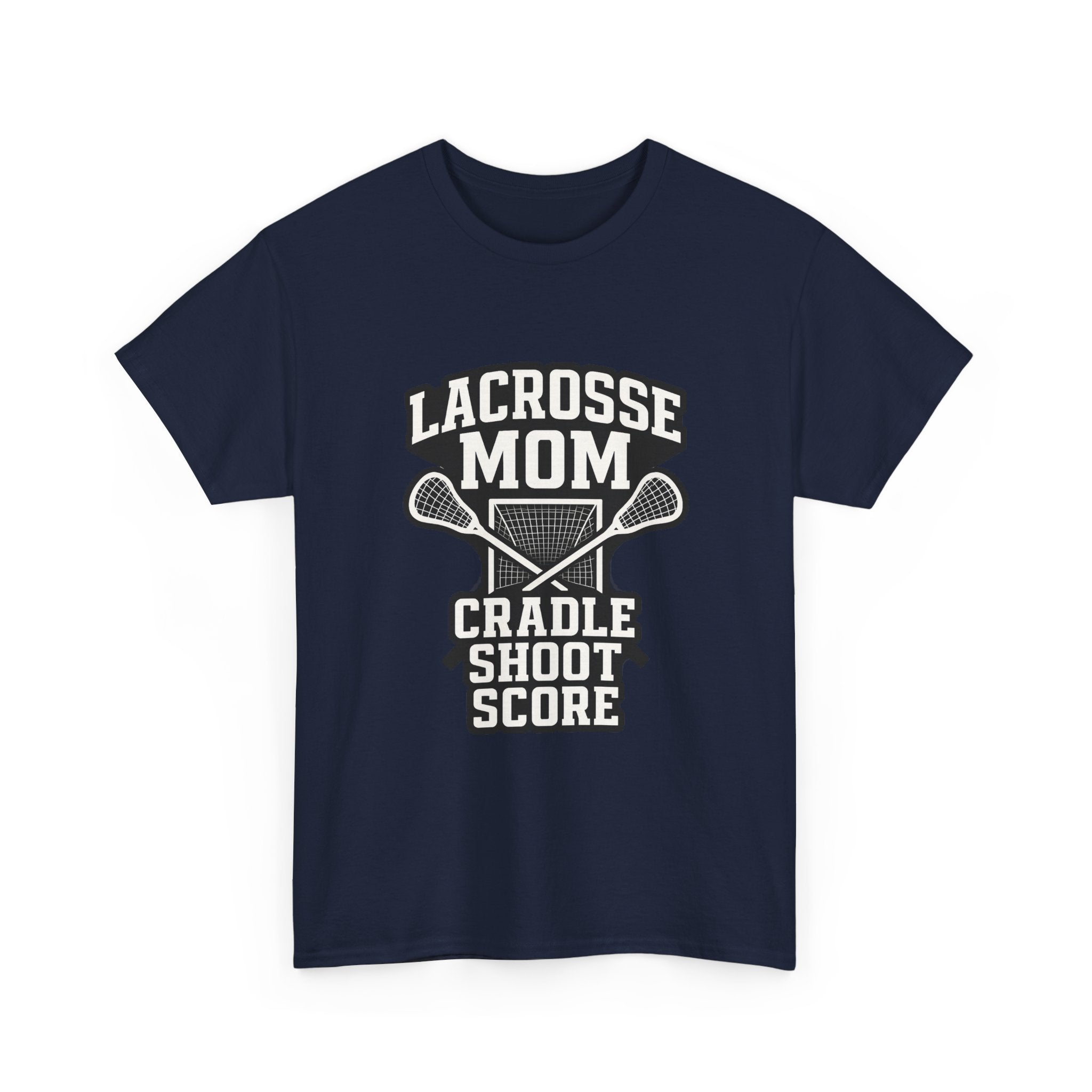 Lacrosse Mom Cradle Shoot Score T-Shirt | Gift for Mom | Graphic Tee