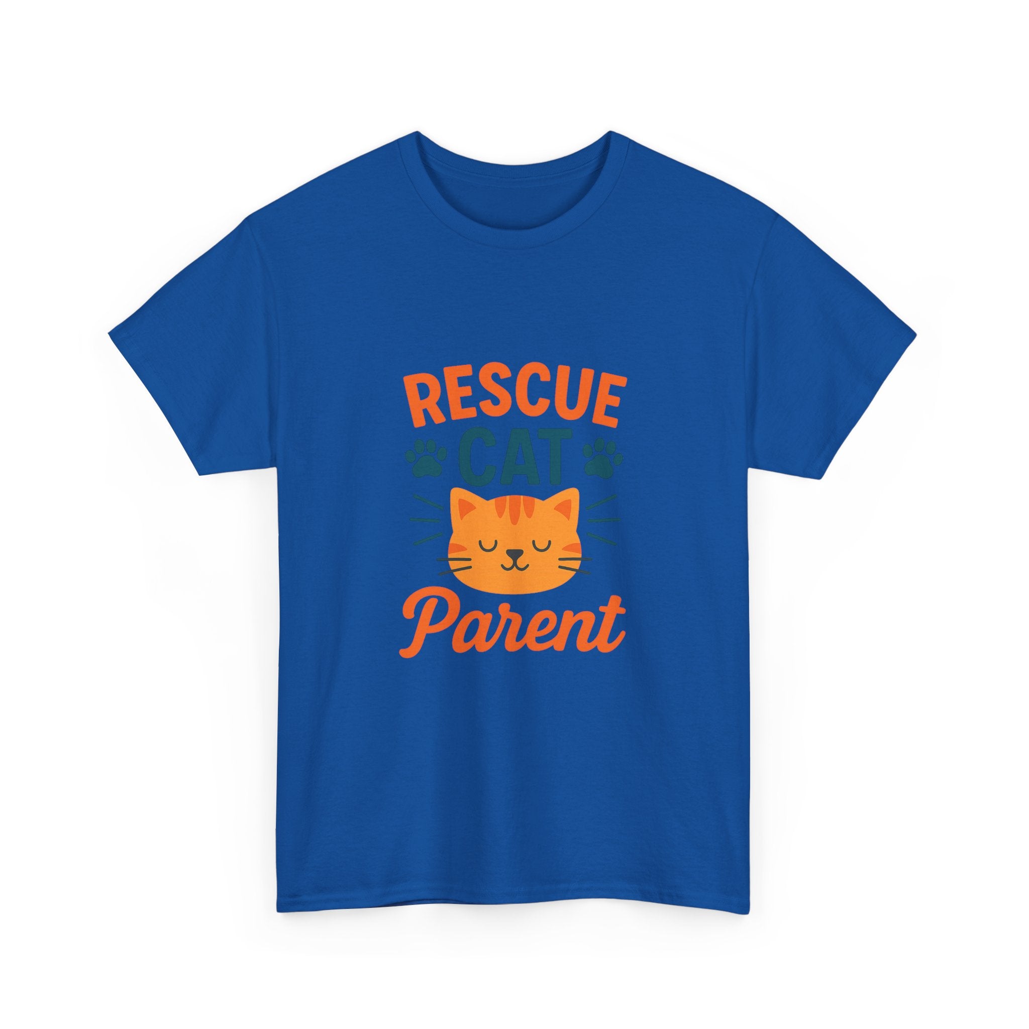 Proud Rescue Cat Parent T-Shirt | Shelter Adoption Gift | Graphic Tee