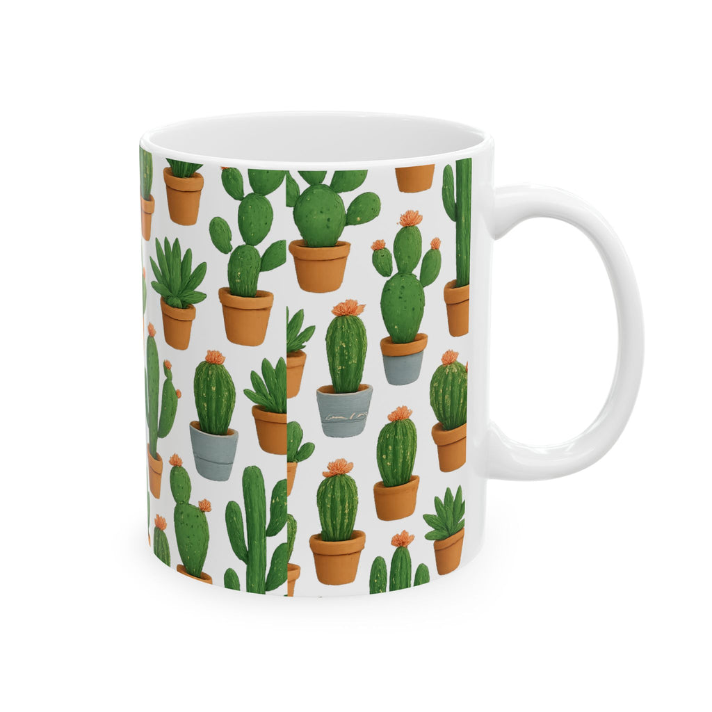 Potted Succulents Coffee Mug | Unique Gift | Ceramic Mug