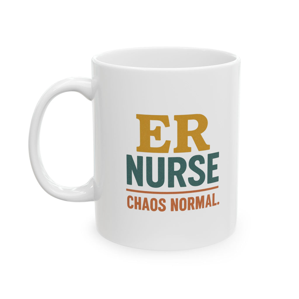 ER Nurse Everything Is Fine Coffee Mug | Funny Emergency Nurse Gift | Ceramic Mug