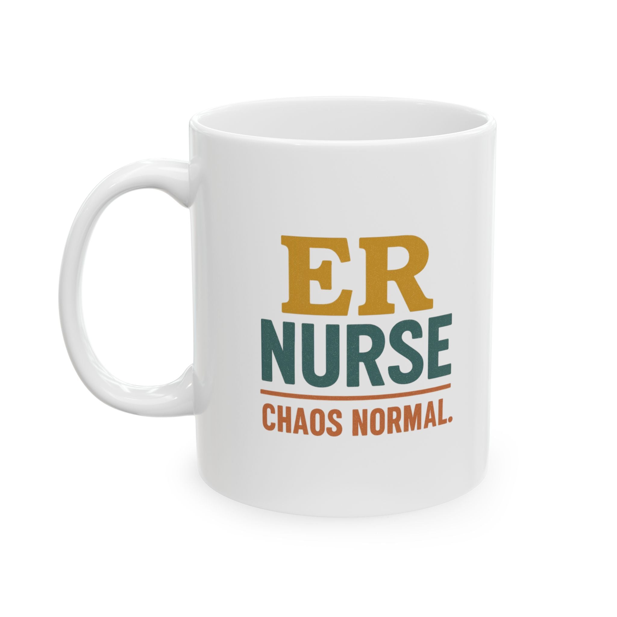 ER Nurse Everything Is Fine Coffee Mug | Funny Emergency Nurse Gift | Ceramic Mug