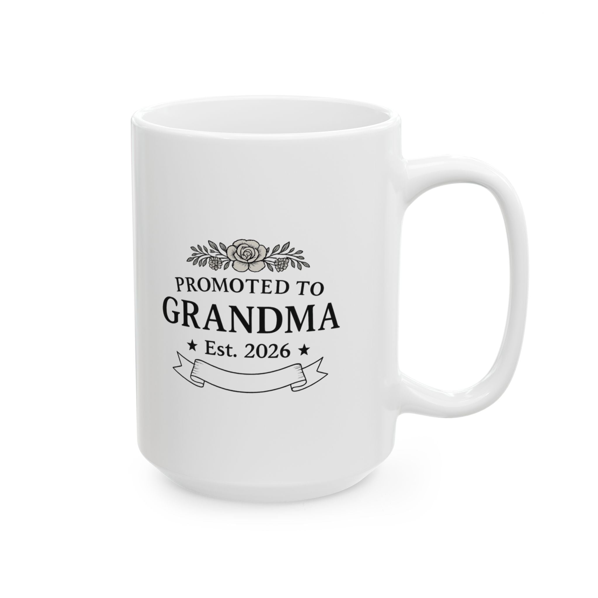 Promoted To Grandma Est 2026 Coffee Mug | Gift for Grandma | Ceramic Mug