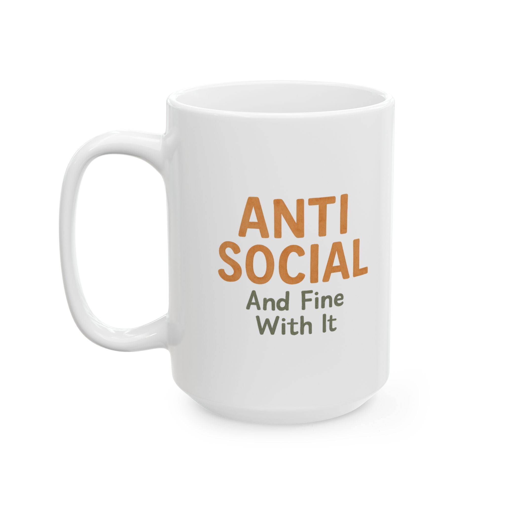 Warning Anti Social Mode Engaged Coffee Mug | Funny Gift | Ceramic Mug