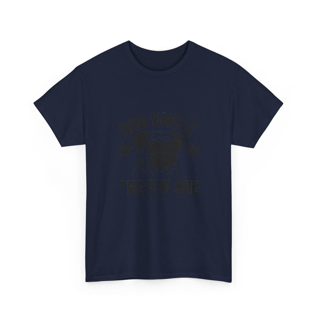 Dog Uncle The Fun One T-Shirt | Dog Lover Gift | Graphic Tee