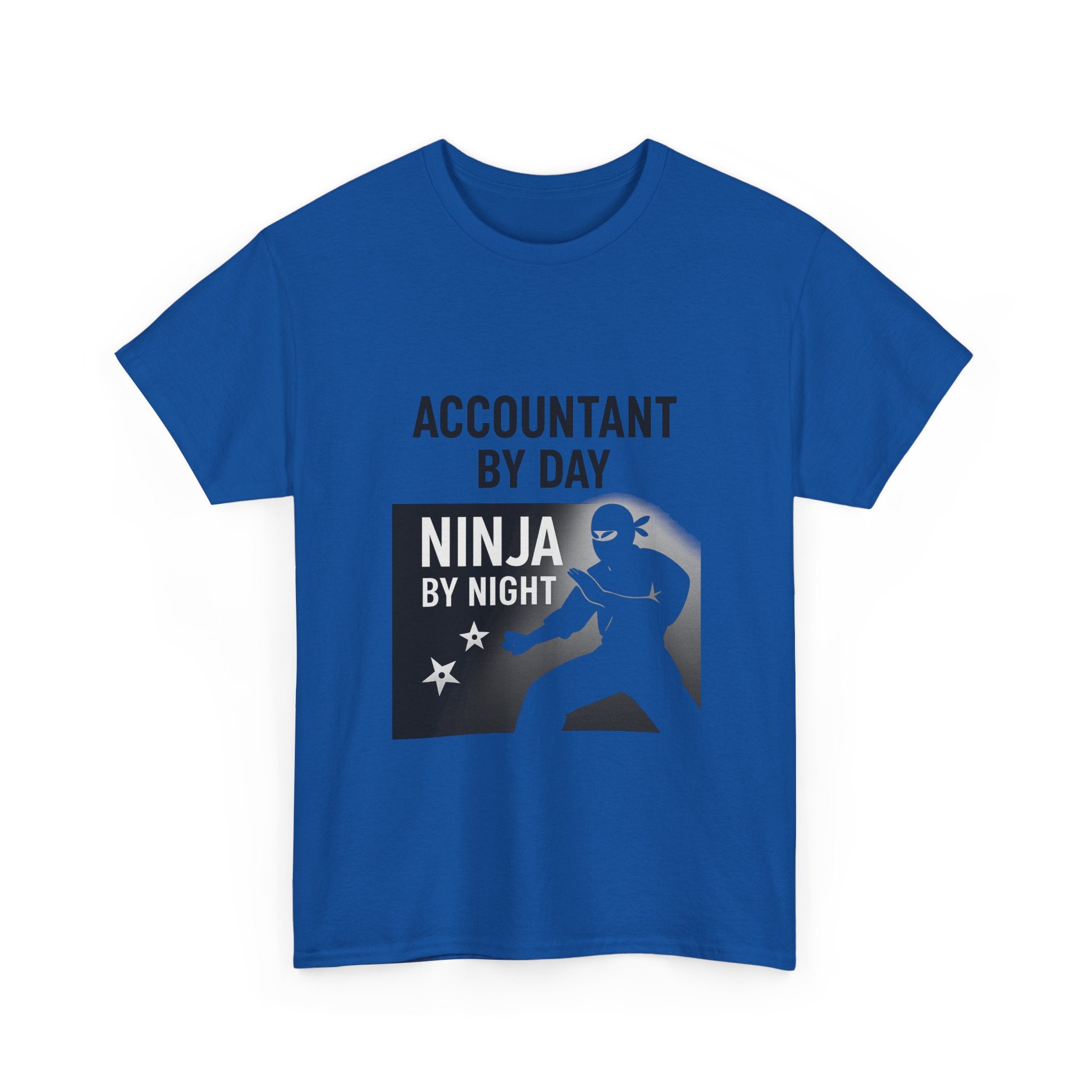Accountant By Day Ninja By Night Profession T-Shirt | Accountant Gift | Graphic Tee