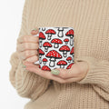 Bold Fly Agaric Mushrooms Full Wrap Coffee Mug | Mushrooms Gift | Ceramic Mug