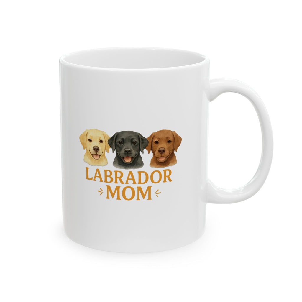 Labrador Mom Yellow Black Chocolate All Of Them Ceramic Mug