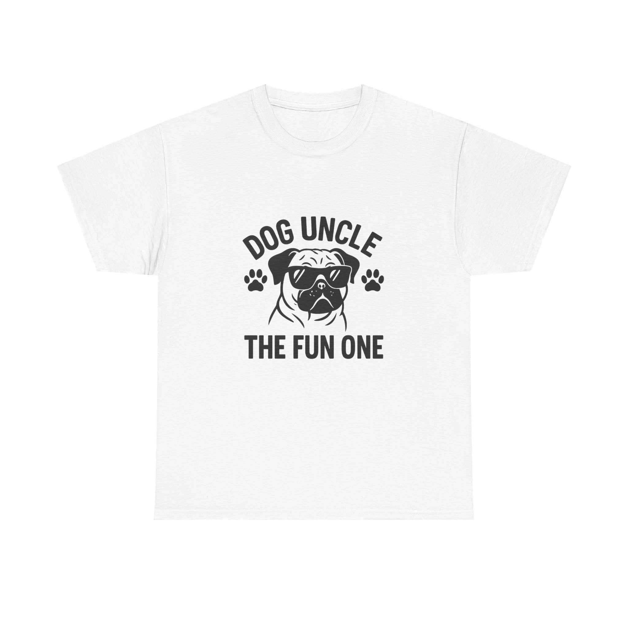 Dog Uncle The Fun One T-Shirt | Dog Lover Gift | Graphic Tee