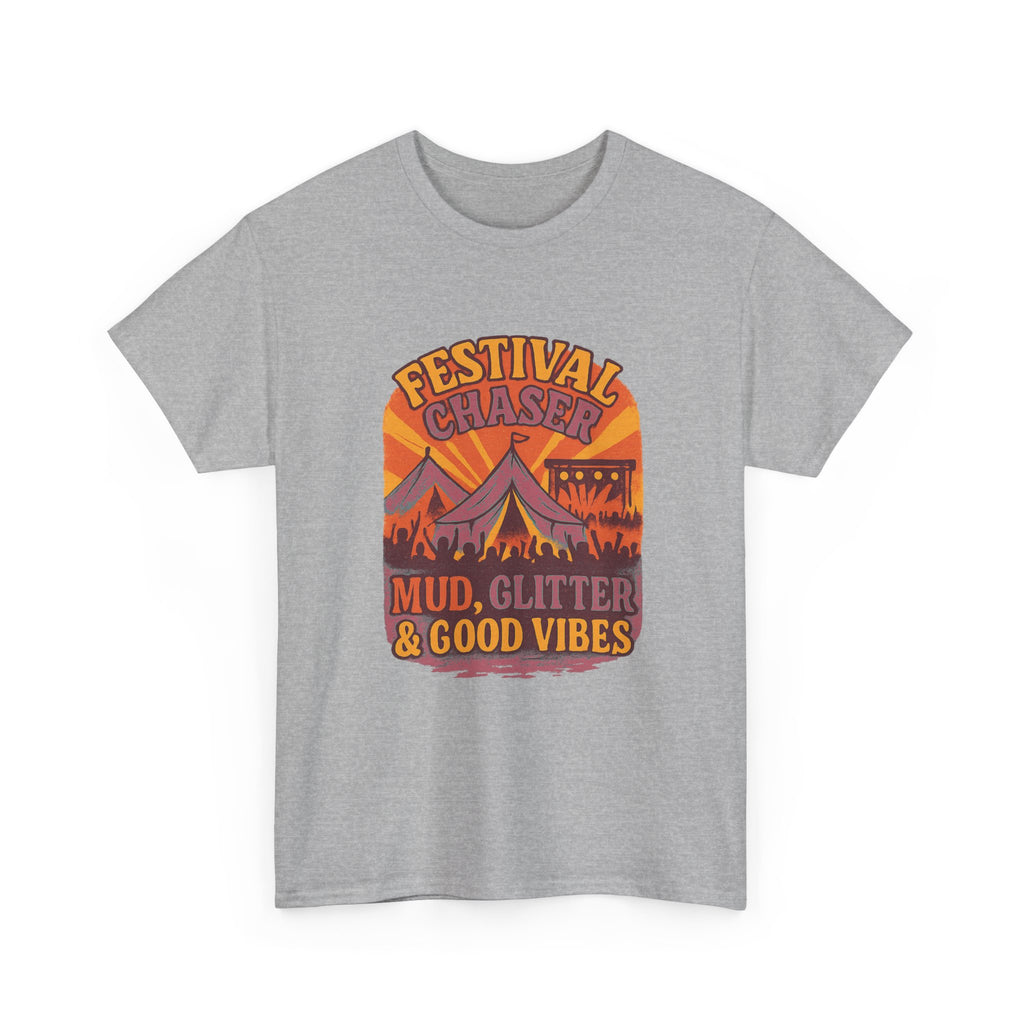 Festival Chaser Mud Glitter And Good Vibes T-Shirt | Unique Gift | Graphic Tee