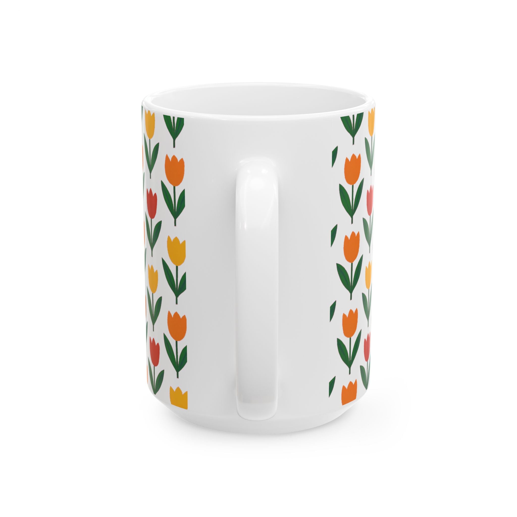 Tulip Row Coffee Mug | Unique Gift | Ceramic Mug