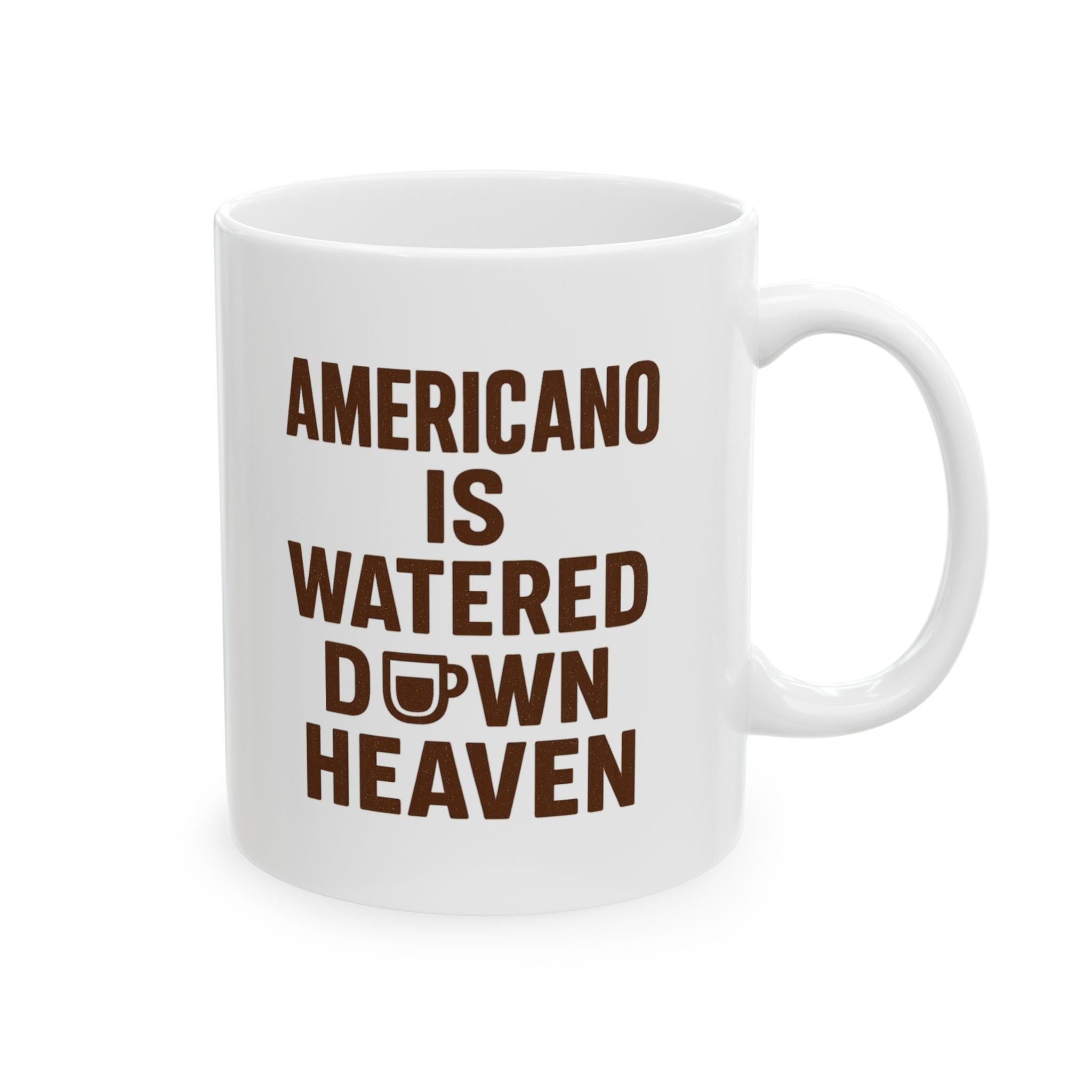Espresso Evangelist Americano Is Watered Down Heaven Coffee Mug | Unique Gift | Ceramic Mug