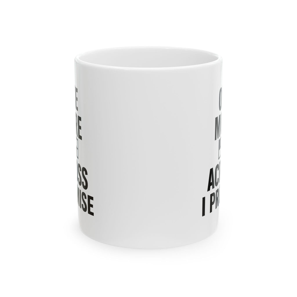 Crossword Puzzle Addict One More Across I Promise Coffee Mug | Unique Gift | Ceramic Mug