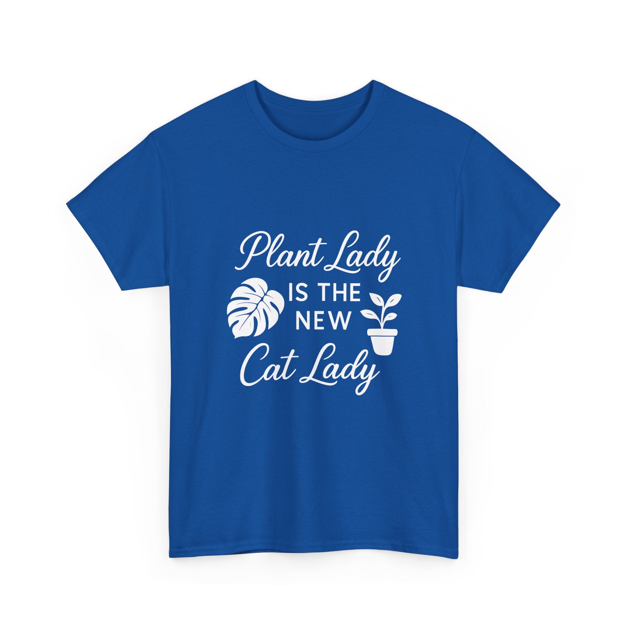 Plant Lady Is The New Cat Lady T-Shirt | Cat Lover Gift | Graphic Tee