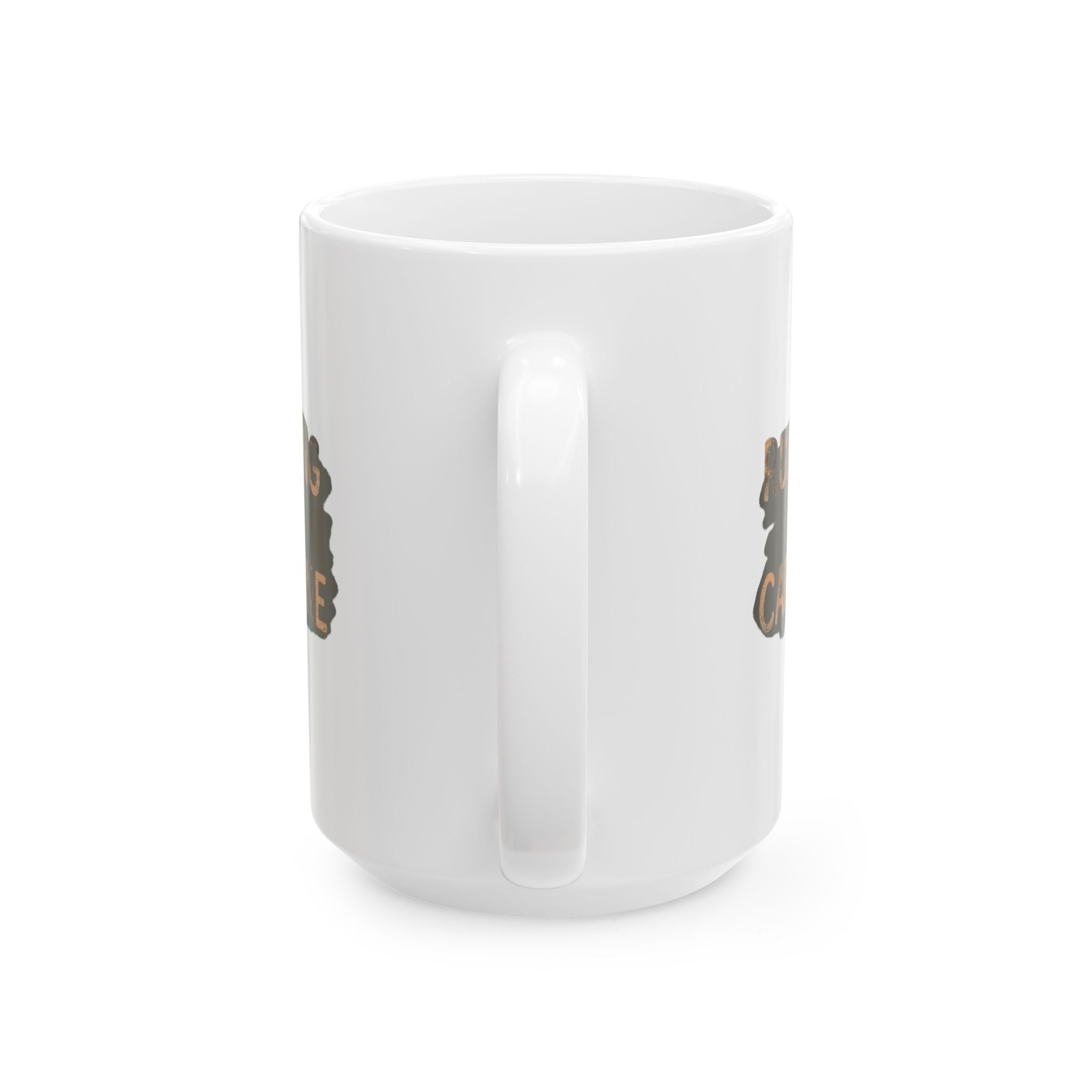 Running On Caffeine And Good Intentions Coffee Mug | Funny Caffeine Gift | Ceramic Mug
