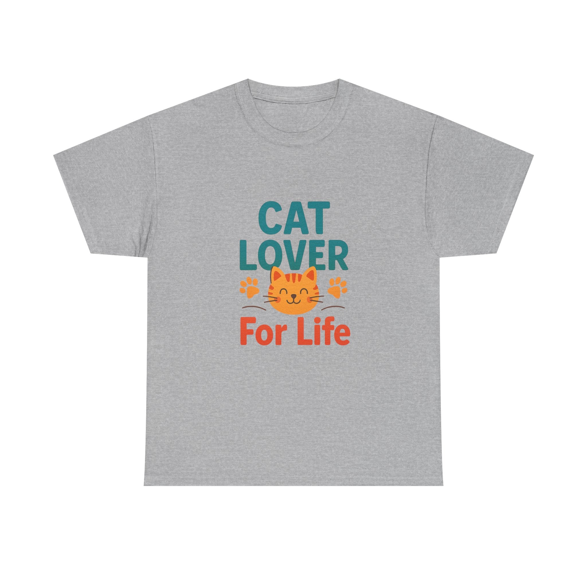 Cat Lover Powered By Caffeine And Purrs T-Shirt | Gift For Her | Graphic Tee