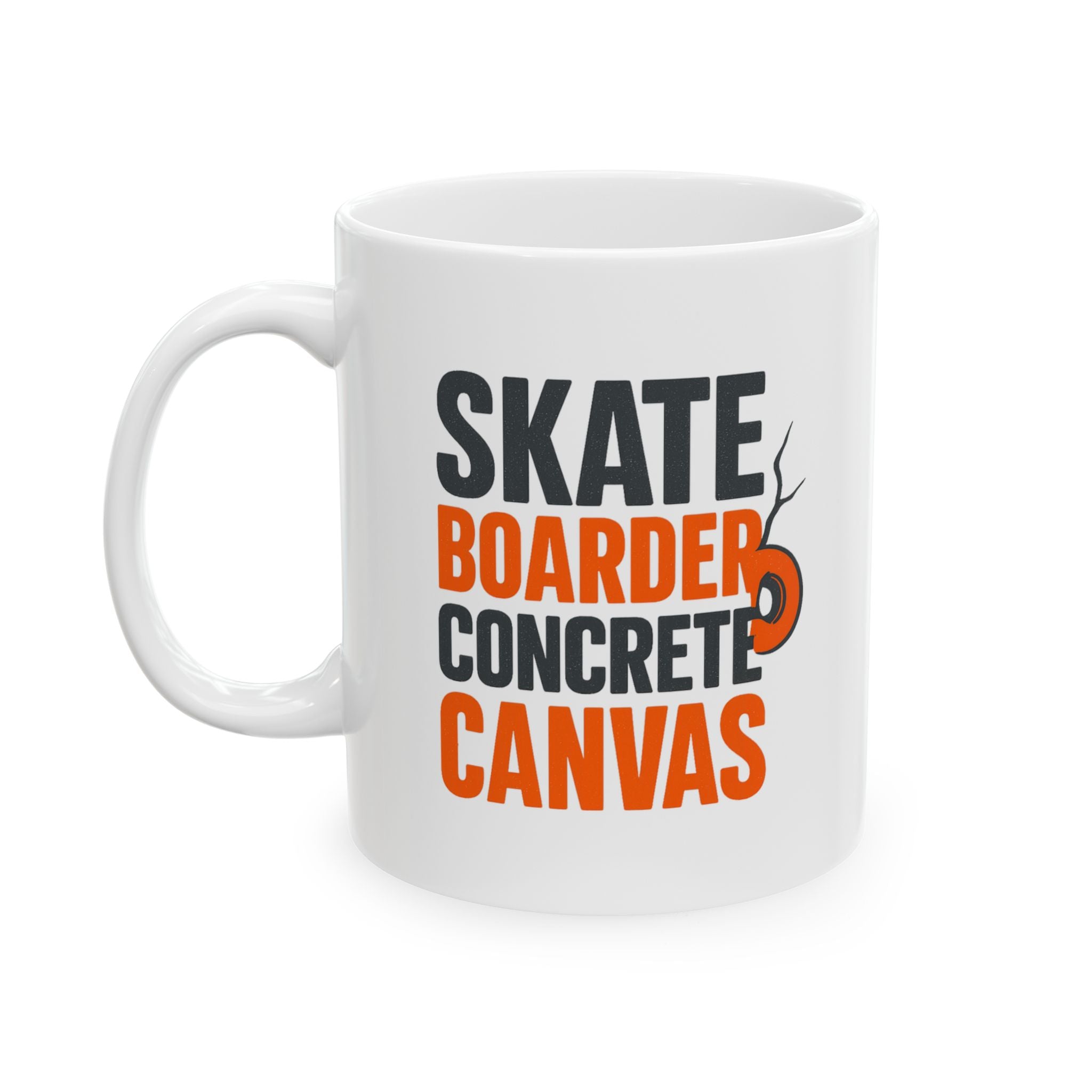 Skateboarder Concrete Is My Canvas Coffee Mug | Unique Gift | Ceramic Mug