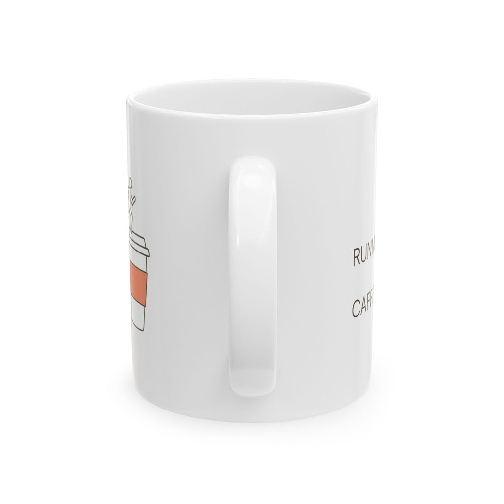 Fueled By Caffeine What Is Sleep Coffee Mug | Funny Caffeine Gift | Ceramic Mug