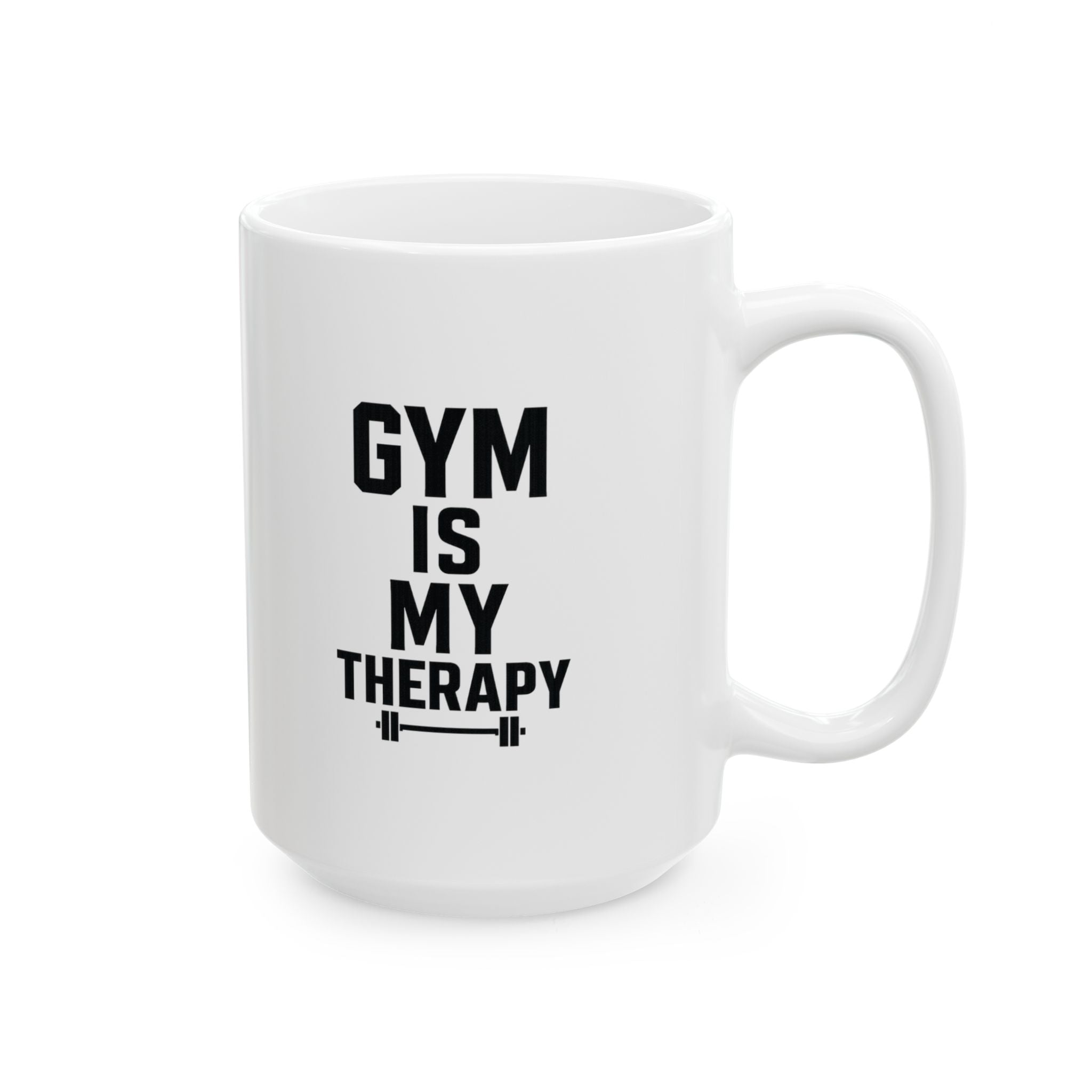 Gym Is My Therapy Coffee Mug | Unique Gift | Ceramic Mug
