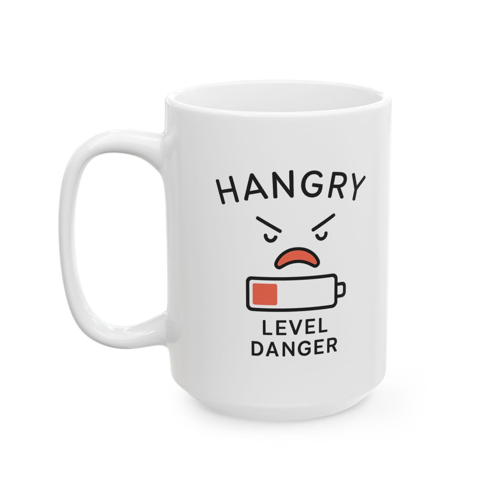 Hungry And Angry About It Hangry Coffee Mug | Funny Gift | Ceramic Mug