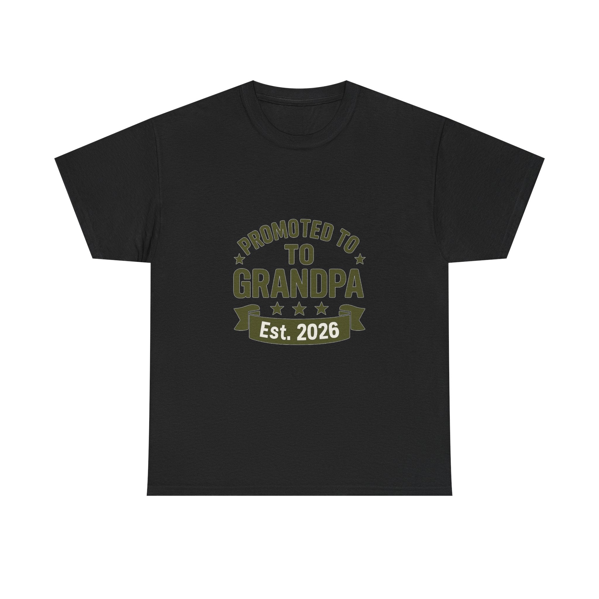Promoted To Grandpa Est 2026 T-Shirt | Gift for Grandpa | Graphic Tee