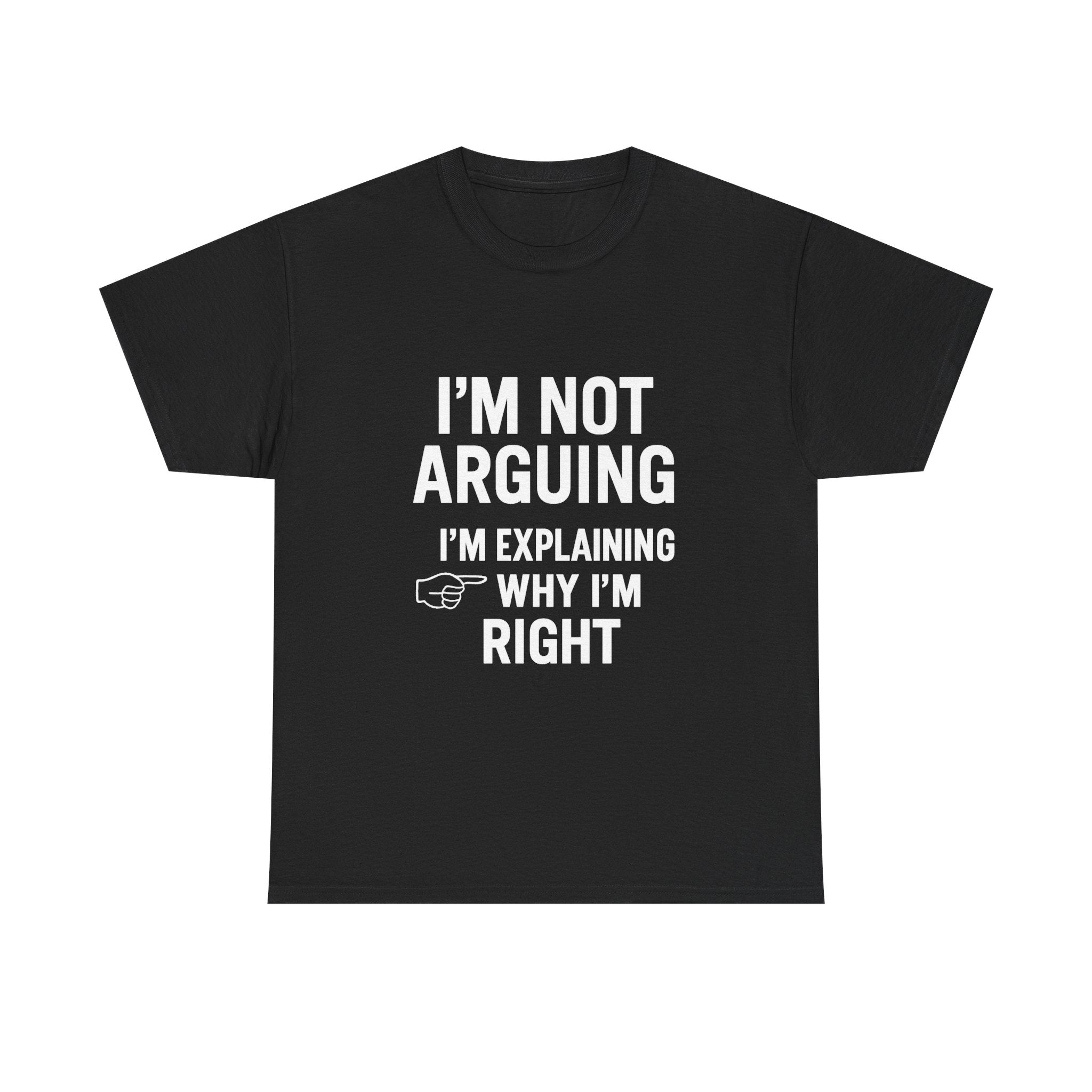 I'm Not Arguing Funny T-Shirt | Funny Gift | Graphic Tee