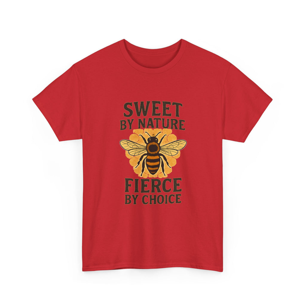 Beekeeper Sweet By Nature Fierce By Choice T-Shirt | Unique Gift | Graphic Tee