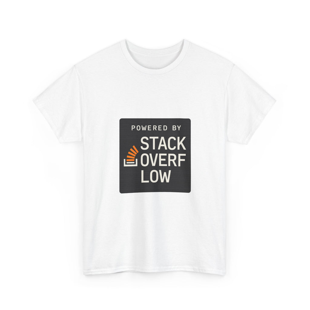 Software Engineer Powered By Stack Overflow T-Shirt | Unique Gift | Graphic Tee