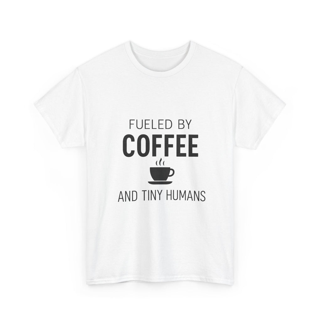 Fueled by Coffee Tiny Humans Teacher T-Shirt | Teacher Gift | Graphic Tee