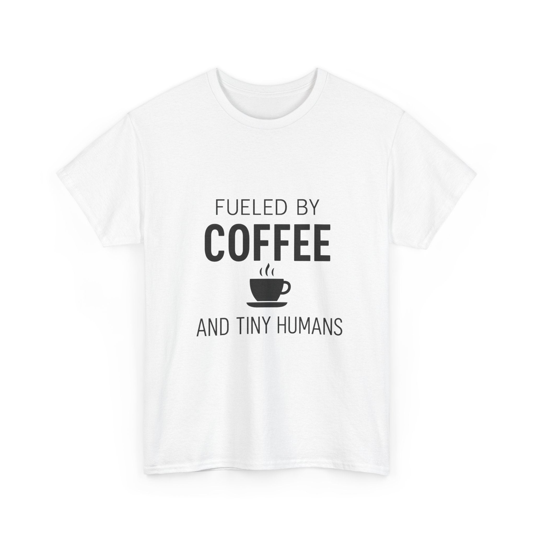 Fueled by Coffee Tiny Humans Teacher T-Shirt | Teacher Gift | Graphic Tee