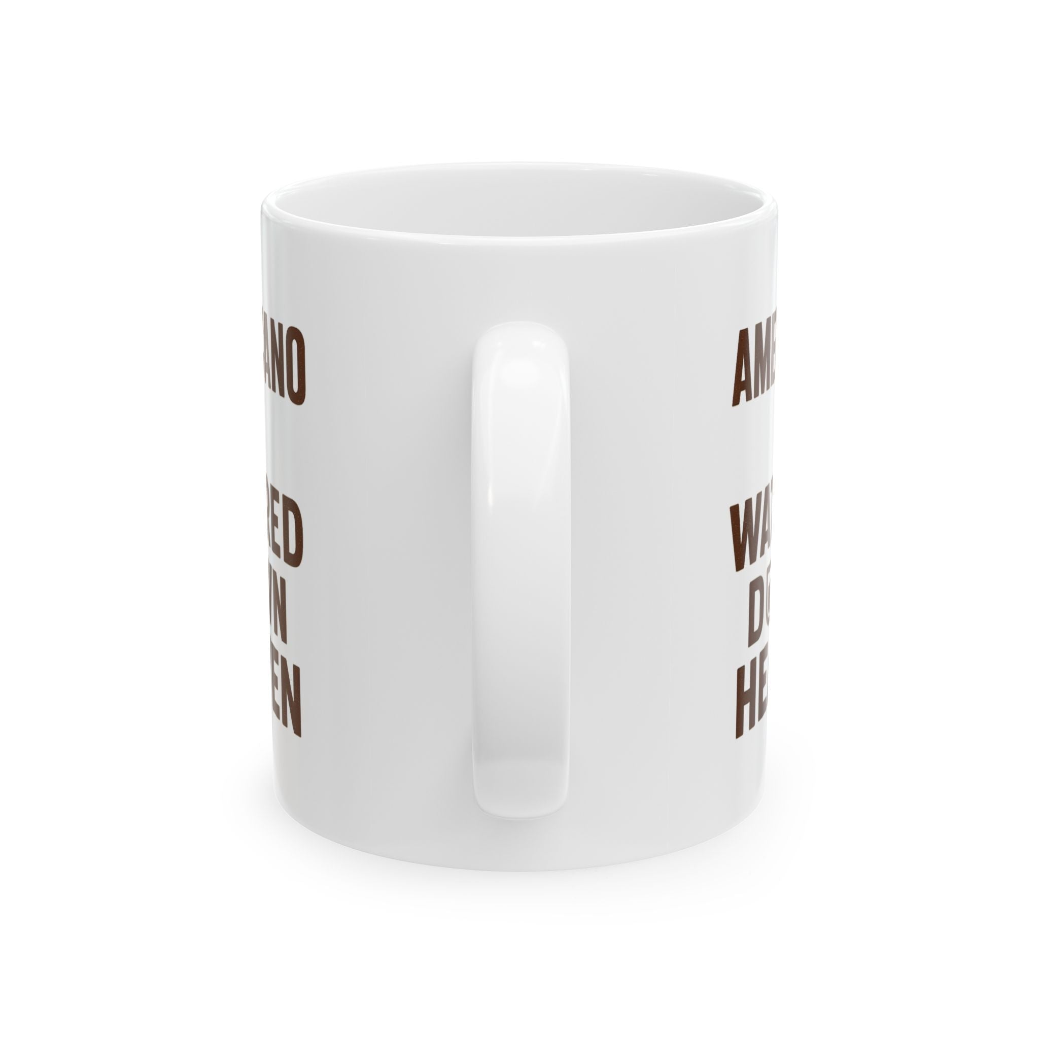 Espresso Evangelist Americano Is Watered Down Heaven Coffee Mug | Unique Gift | Ceramic Mug