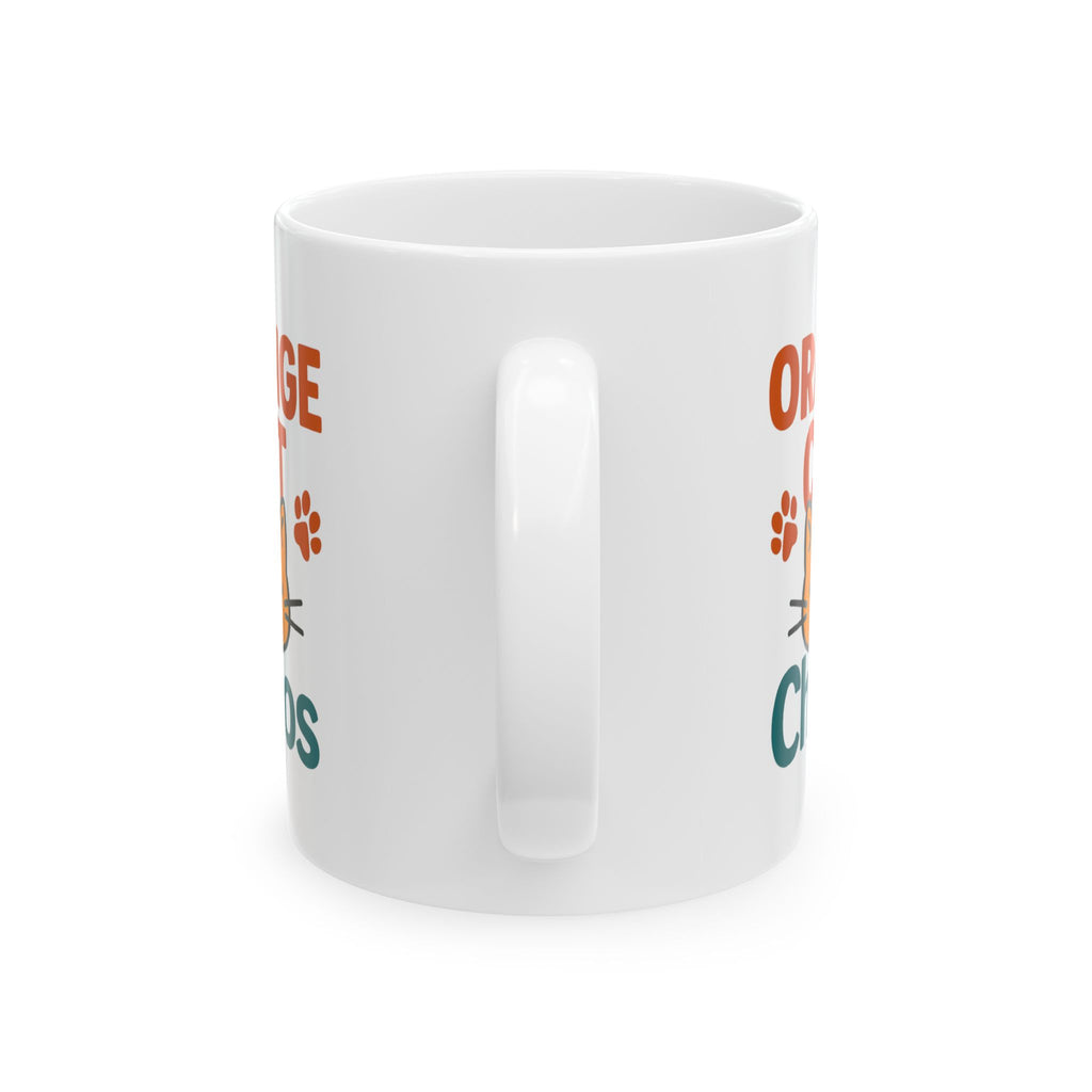 Owned By An Orange Cat Coffee Mug | Cat Lover Gift | Ceramic Mug