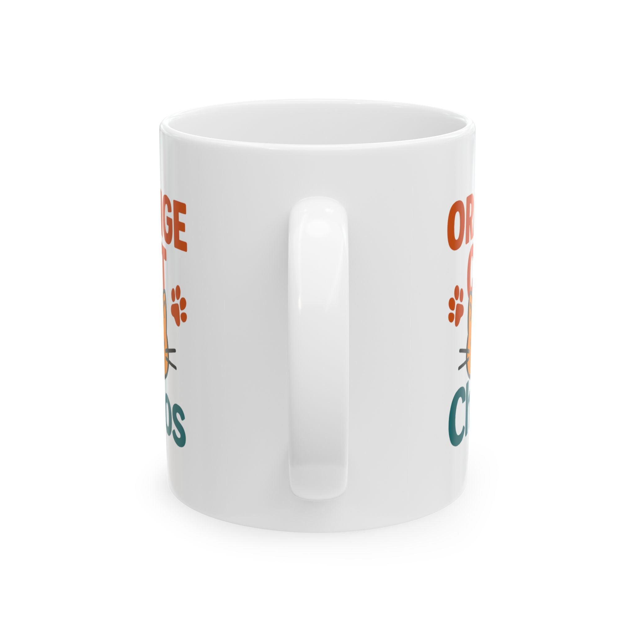 Owned By An Orange Cat Coffee Mug | Cat Lover Gift | Ceramic Mug