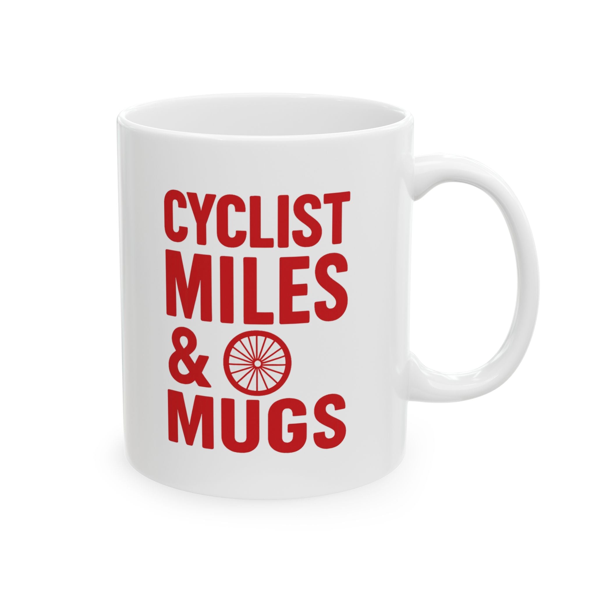 Cyclist Miles And Mugs Coffee Mug | Unique Gift | Ceramic Mug
